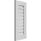 Ekena Millwork Vertical Surface Mount PVC Gable Vent: Functional, w/ 3-1/2"W x 1"P Standard Frame, 14"W x 32"H GVPVE14X3201SF - alternate 5